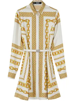 Versace: Шёлковая рубашка 