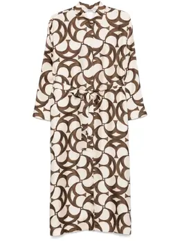'S Max Mara: Коричневое платье 