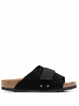 Birkenstock: Чёрные сандалии  Kyoto