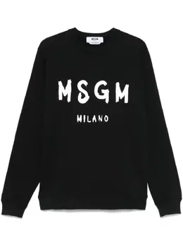 MSGM: Свитшот с принтом 