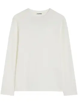 Jil Sander: Белая футболка 