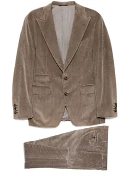 Canali: Коричневый костюм 