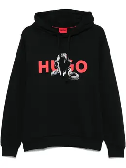 HUGO: Толстовка с животным принтом 