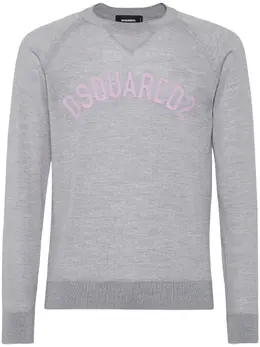 DSQUARED2: Свитер с принтом 