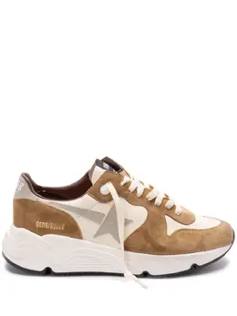Golden Goose: Коричневые кроссовки  Running Sole