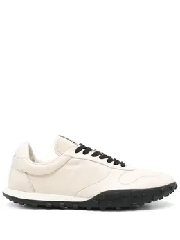 Jil Sander: Светлые кроссовки 