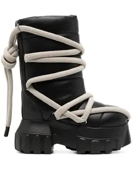 Rick Owens: Чёрные ботинки 