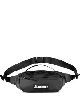 Supreme: Чёрная поясная сумка 
