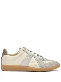 Maison Margiela: Светлые кроссовки  Replica