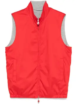 Kiton: Красный жилет 