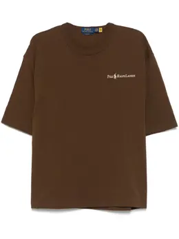 Polo Ralph Lauren: Коричневая футболка 