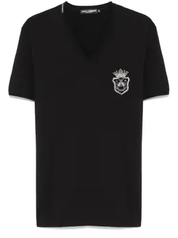 Dolce & Gabbana: Чёрная футболка  T