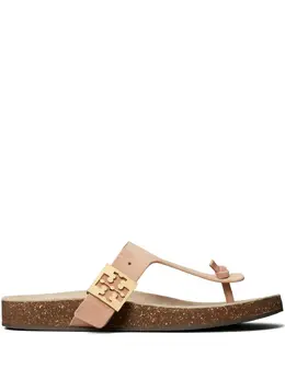 Tory Burch: Розовые сандалии 