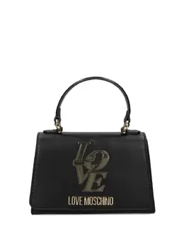 Love Moschino: Чёрная сумка-шоппер 