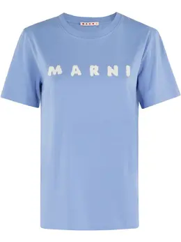 Marni: Хлопковая футболка 
