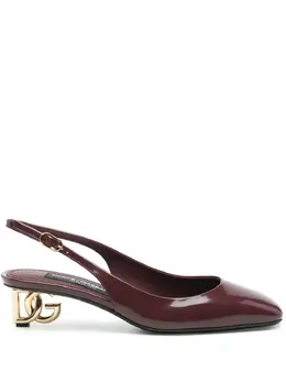 Dolce & Gabbana: Фиолетовые туфли  Jackie