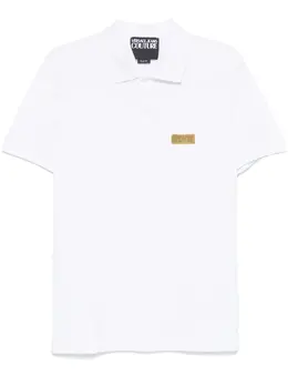 Versace Jeans Couture: Белое поло 