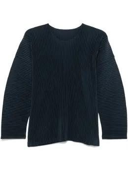 Homme Plissé Issey Miyake: Синяя футболка 