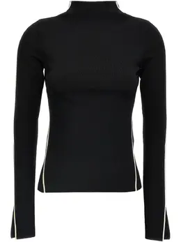 Sportmax: Чёрный свитер 