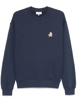 Maison Kitsuné: Синий свитшот 