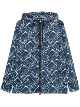 Kiton: Куртка с принтом 