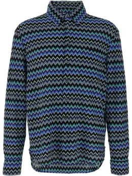 Missoni: Голубая рубашка 