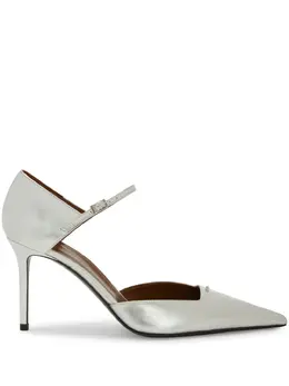 Giuseppe Zanotti: Серебристые туфли 