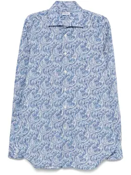 Kiton: Рубашка с принтом 