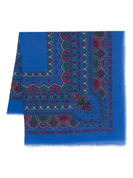 Fendi Pre-Owned: Голубой шарф 