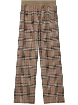 Burberry: Бежевые брюки 