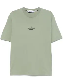 Stone Island: Хлопковая футболка 