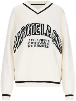 MM6 Maison Margiela: Трикотажный свитер 