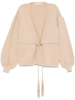 Max Mara: Бежевый кардиган 