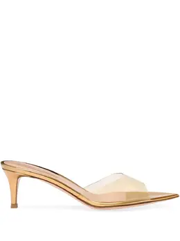Gianvito Rossi: Бежевые сандалии  Elle