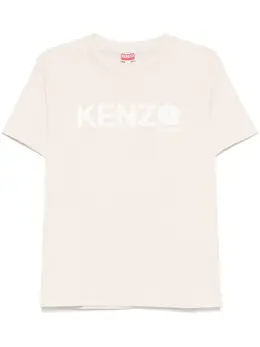 Kenzo: Футболка с цветочным принтом 