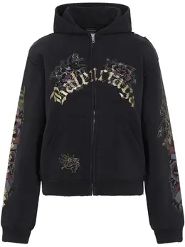 Balenciaga: Чёрная толстовка 