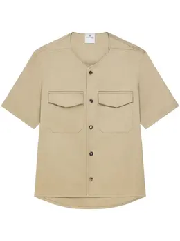 Courrèges: Бежевая рубашка 