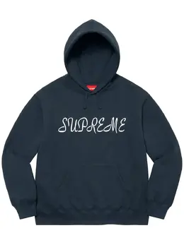 Supreme: Синяя толстовка 