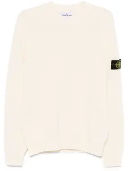 Stone Island: Светлый свитер 
