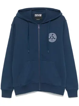 Versace Jeans Couture: Голубая толстовка 