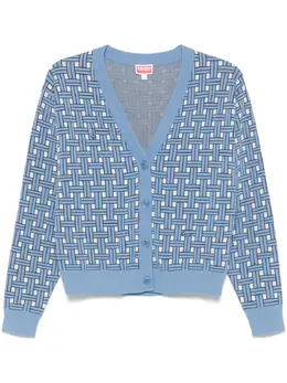 Kenzo: Голубой кардиган 
