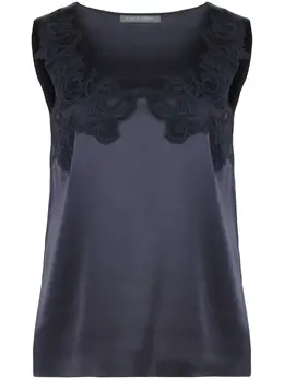 Alberta Ferretti: Атласная блуза 