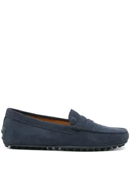 Tod's: Голубые лоферы  City Gommino