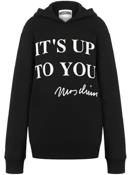 Moschino: Толстовка с принтом 