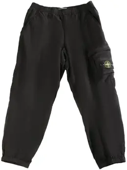 Stone Island: Чёрные брюки  Compass