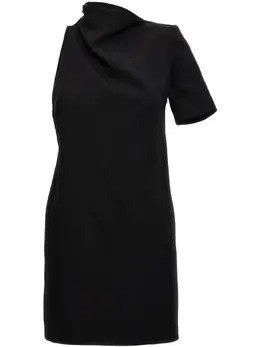Sportmax: Чёрное платье 
