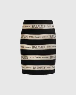 Balmain: Чорні спідниці 