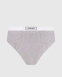 Versace: Сірі трусики 