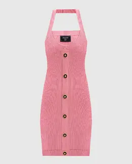 Balmain: Розовое платье 