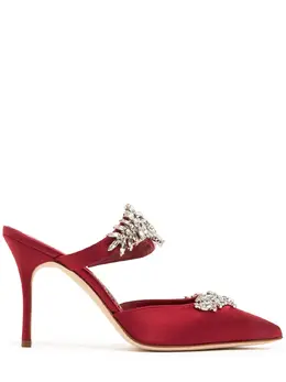 MANOLO BLAHNIK: Тёмные сабо 